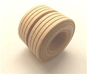 Picture of 2" Dual Treaded Wheels, Northern Hardwood