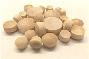 Picture of 1/4" Dia. Northern Hardwood Round Head Plugs